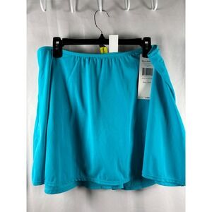 Beachhouse Women Jewel Skirted Bottom Swimsuit Turquoise  Plus Size 22W NWT